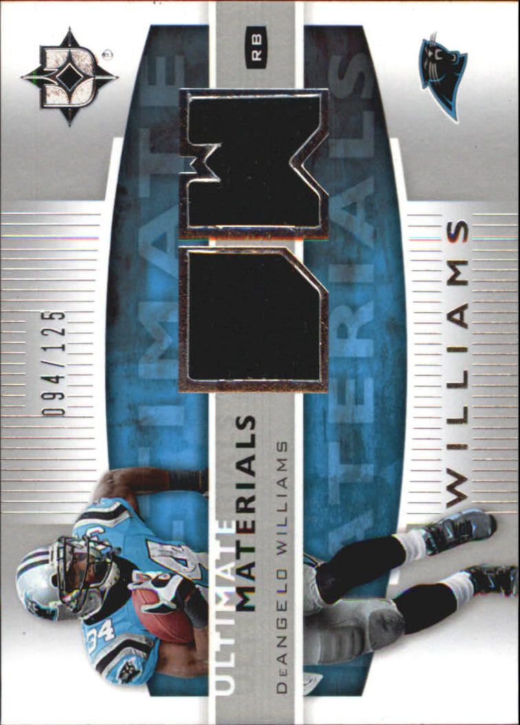 2007 Ultimate Collection Materials Silver #UMDW DeAngelo Williams