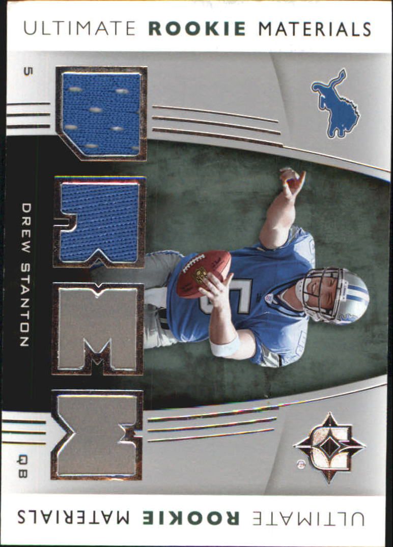 2007 Ultimate Collection Rookie Materials Silver #URMDS Drew Stanton
