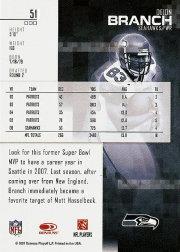 2007 Leaf Rookies and Stars #51 Deion Branch back image