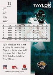 2007 Leaf Rookies and Stars #85 Fred Taylor back image