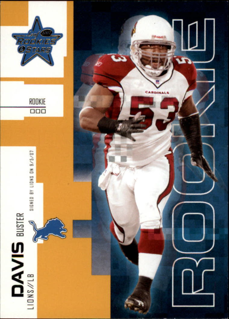 2007 Leaf Rookies and Stars Gold Retail #127 Buster Davis