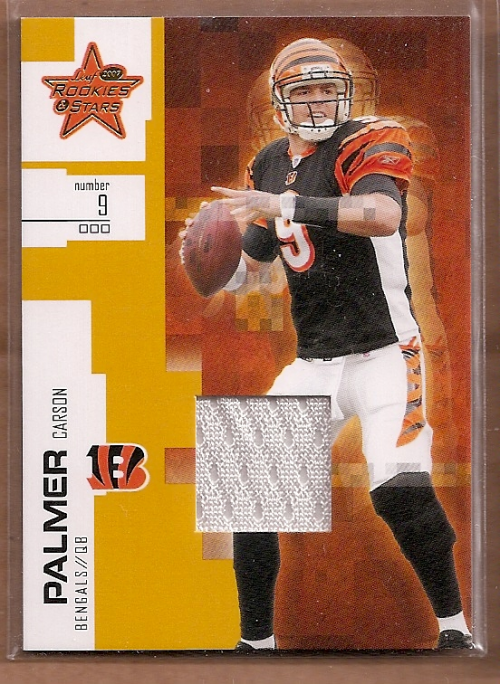 2007 Leaf Rookies and Stars Materials Gold Retail #67 Carson Palmer