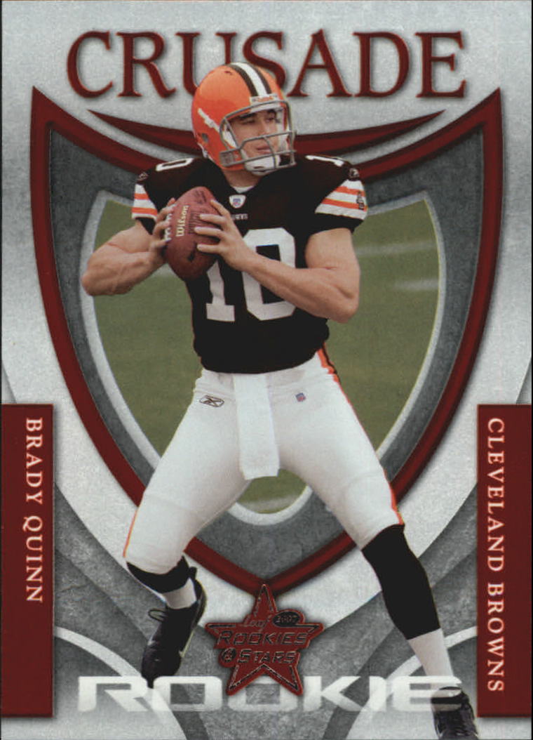 2007 Leaf Rookies and Stars Rookie Crusade Red #10 Brady Quinn