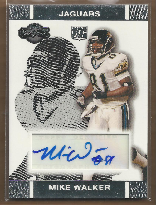 2007 Topps Co-Signers Rookie Autographs #MW Mike Walker I