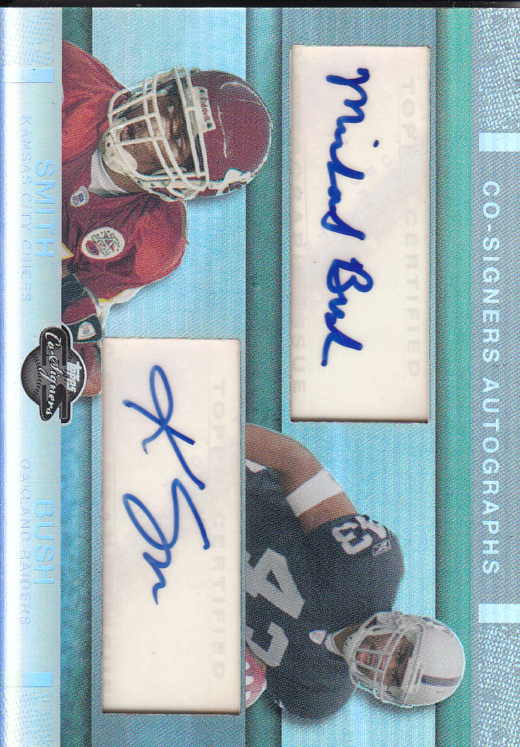 2007 Topps Co-Signers Rookie Co-Signer Autographs HoloSilver #BS Michael Bush/Kolby Smith