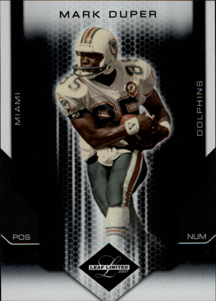 2007 Leaf Limited #166 Mark Duper