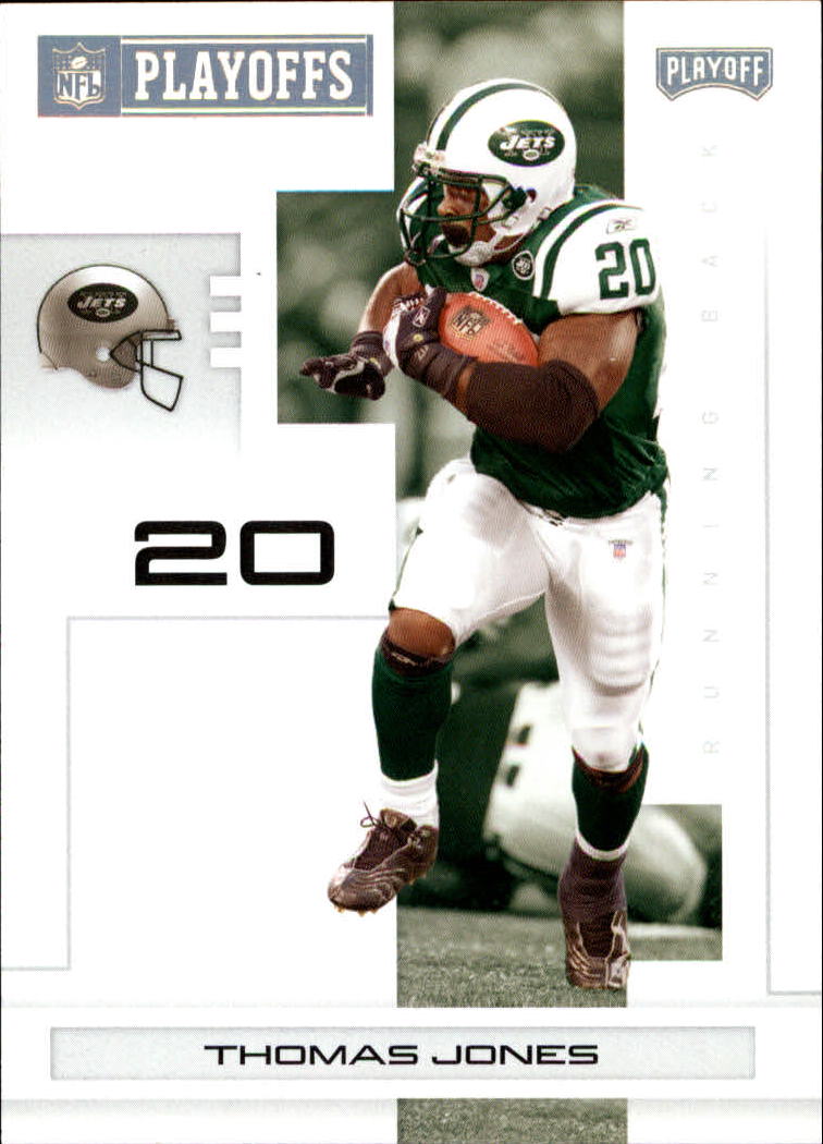 2007 Playoff NFL Playoffs Gold #70 Thomas Jones