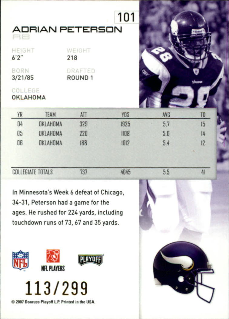 A9573- 2007 Playoff NFL Playoffs Gold Football Cards -You Pick- 15+ FREE US SHIP - Picture 3 of 155