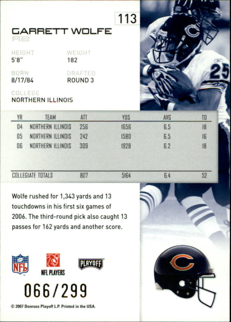 A9573- 2007 Playoff NFL Playoffs Gold Football Cards -You Pick- 15+ FREE US SHIP - Picture 27 of 155
