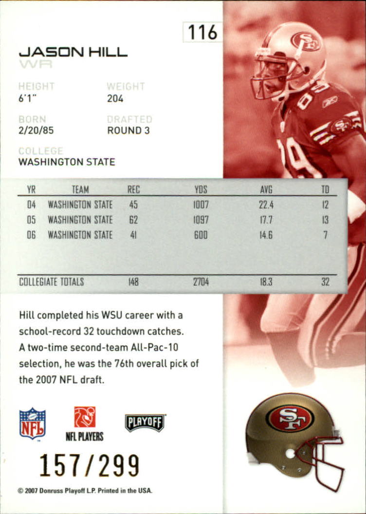 A9573- 2007 Playoff NFL Playoffs Gold Football Cards -You Pick- 15+ FREE US SHIP - Picture 33 of 155