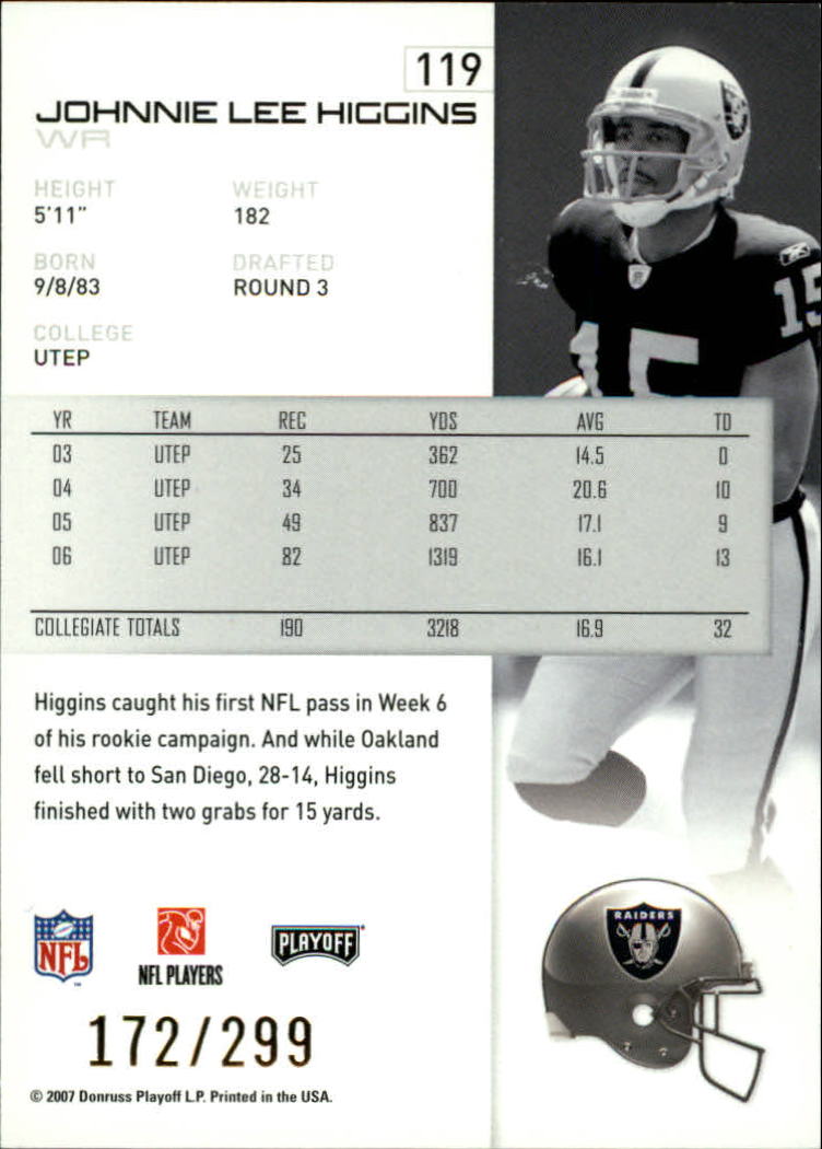 A9573- 2007 Playoff NFL Playoffs Gold Football Cards -You Pick- 15+ FREE US SHIP - Picture 37 of 155