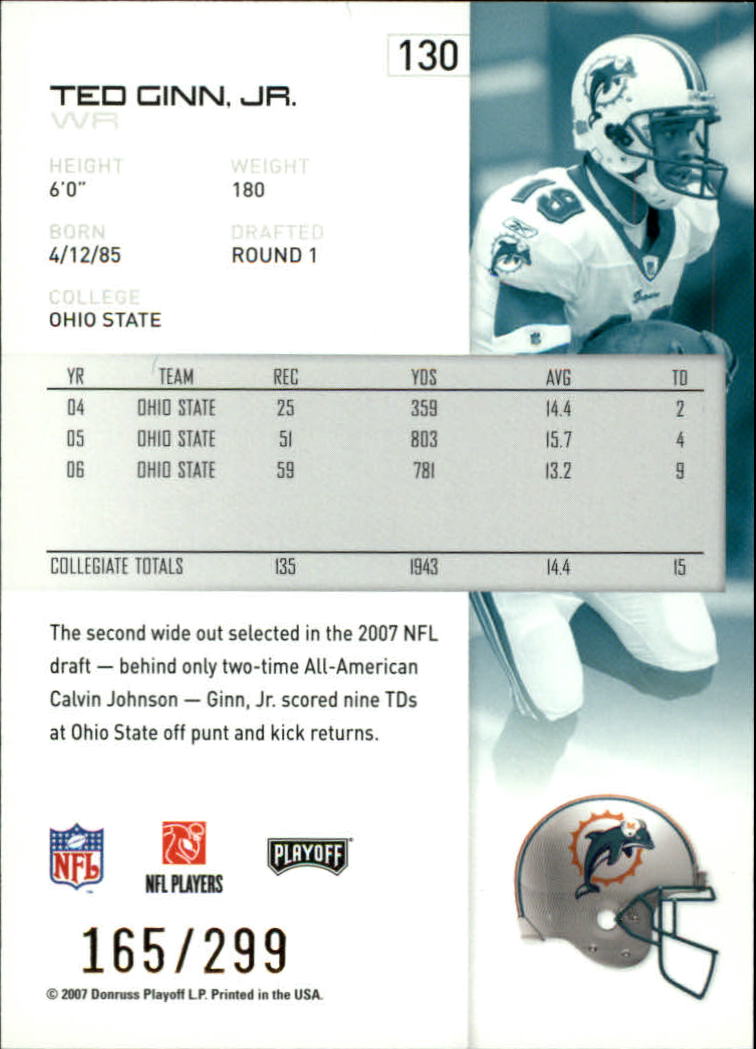 A9573- 2007 Playoff NFL Playoffs Gold Football Cards -You Pick- 15+ FREE US SHIP - Picture 57 of 155