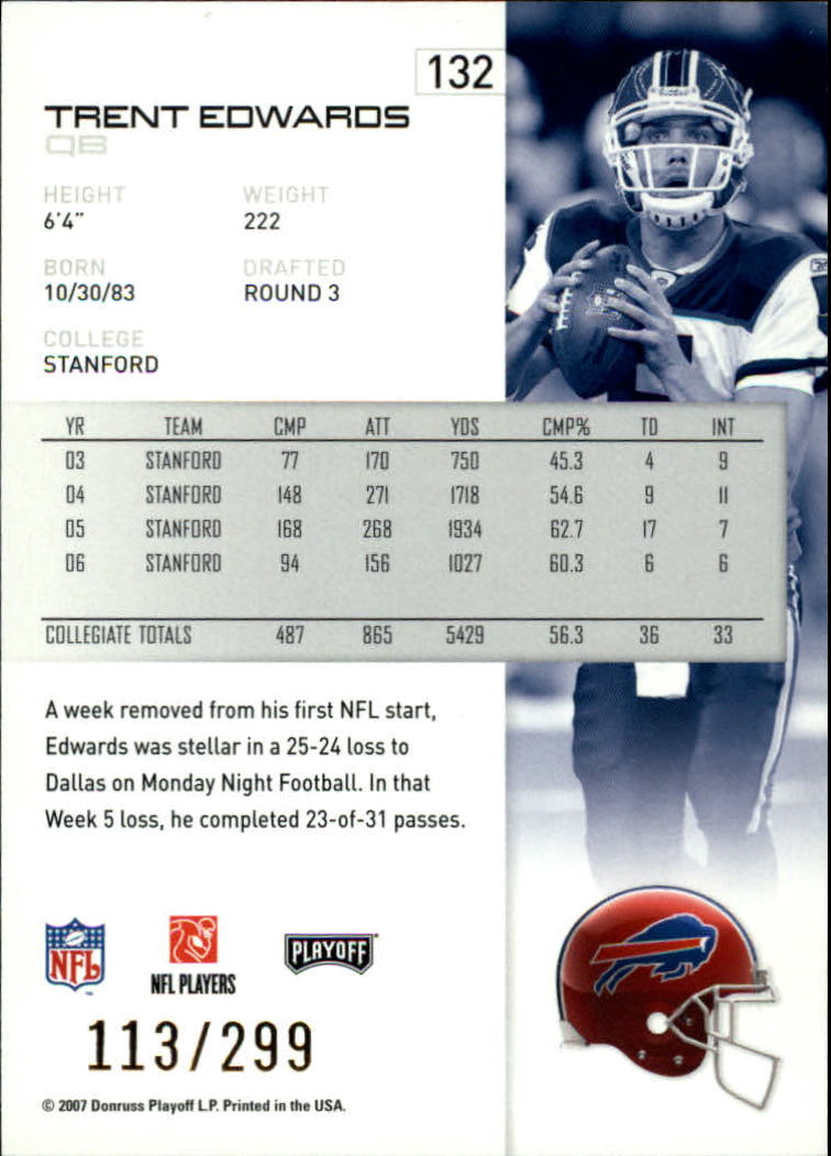 A9573- 2007 Playoff NFL Playoffs Gold Football Cards -You Pick- 15+ FREE US SHIP - Picture 61 of 155