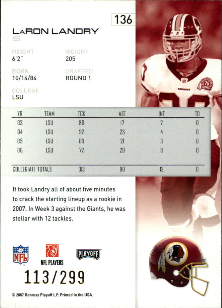 A9573- 2007 Playoff NFL Playoffs Gold Football Cards -You Pick- 15+ FREE US SHIP - Picture 69 of 155