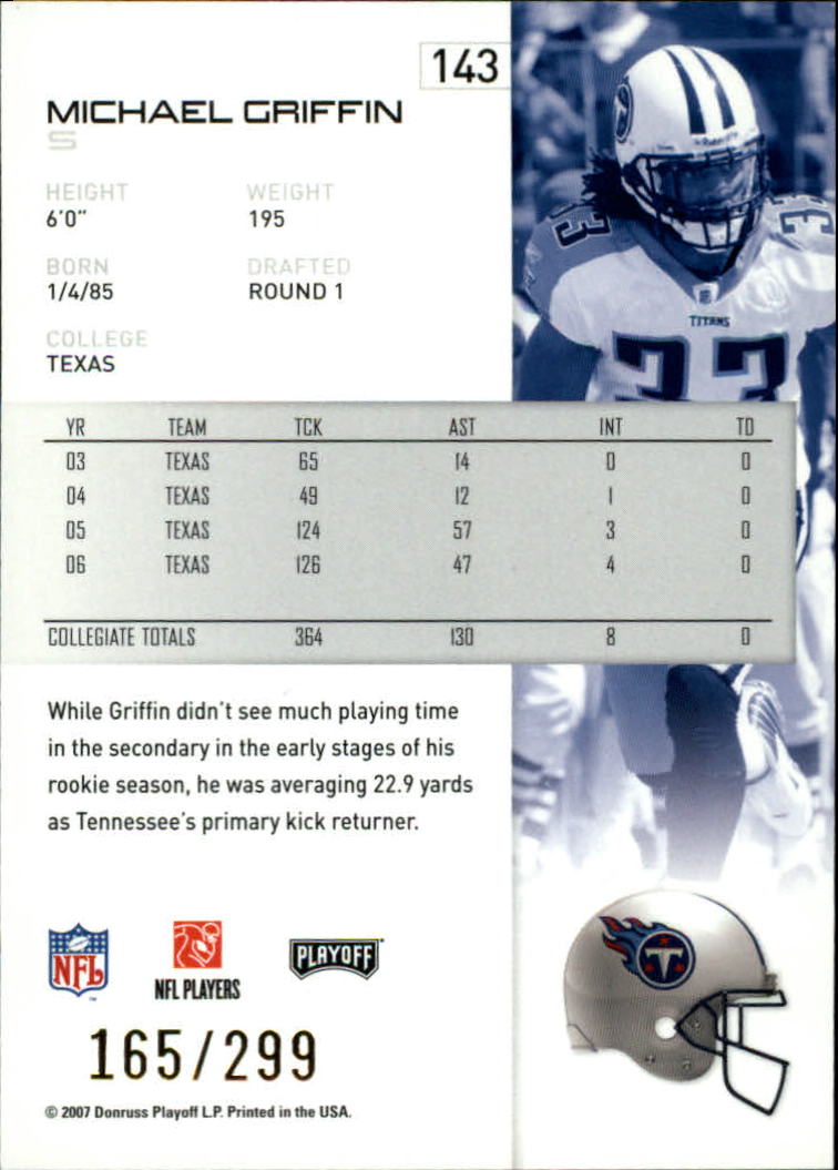A9573- 2007 Playoff NFL Playoffs Gold Football Cards -You Pick- 15+ FREE US SHIP - Picture 81 of 155