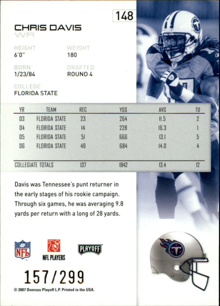 A9573- 2007 Playoff NFL Playoffs Gold Football Cards -You Pick- 15+ FREE US SHIP - Picture 91 of 155