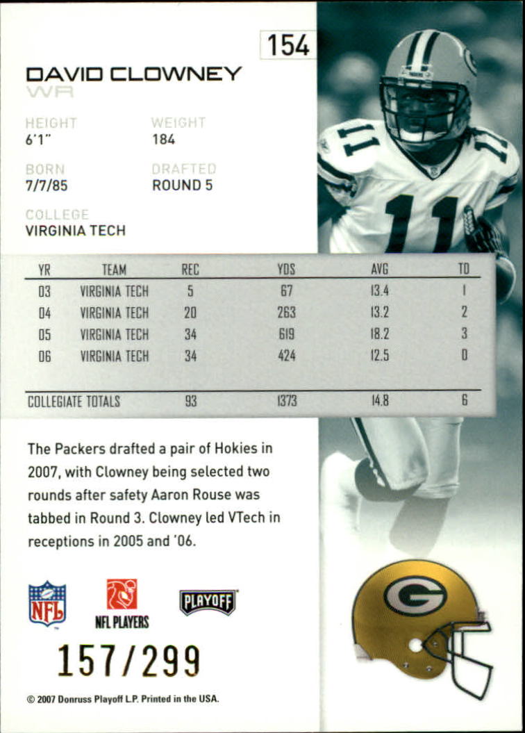 A9573- 2007 Playoff NFL Playoffs Gold Football Cards -You Pick- 15+ FREE US SHIP - Picture 103 of 155