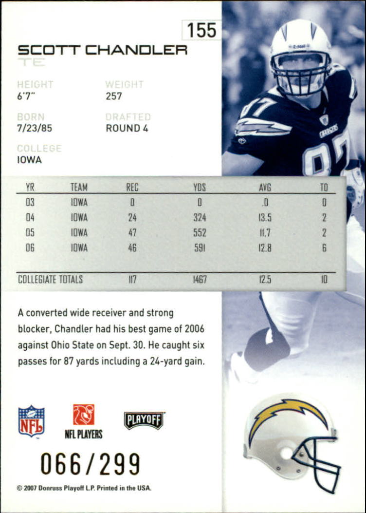 A9573- 2007 Playoff NFL Playoffs Gold Football Cards -You Pick- 15+ FREE US SHIP - Picture 105 of 155