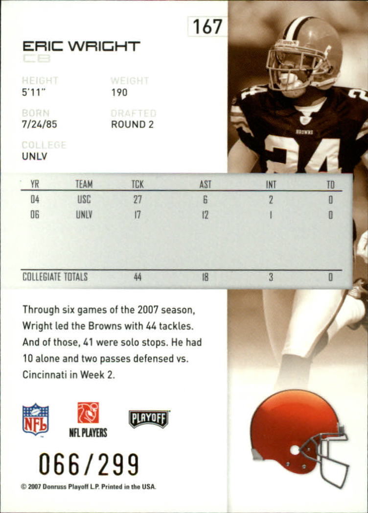 A9573- 2007 Playoff NFL Playoffs Gold Football Cards -You Pick- 15+ FREE US SHIP - Picture 129 of 155