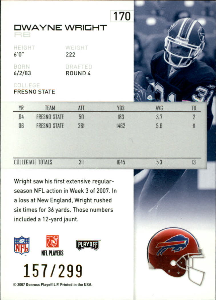 A9573- 2007 Playoff NFL Playoffs Gold Football Cards -You Pick- 15+ FREE US SHIP - Picture 135 of 155