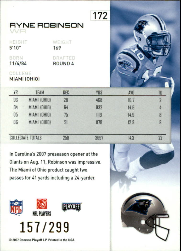 A9573- 2007 Playoff NFL Playoffs Gold Football Cards -You Pick- 15+ FREE US SHIP - Picture 139 of 155