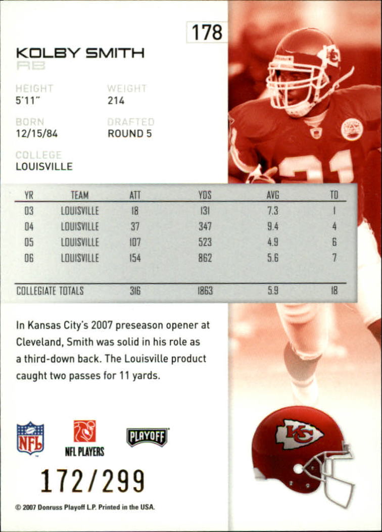 A9573- 2007 Playoff NFL Playoffs Gold Football Cards -You Pick- 15+ FREE US SHIP - Picture 151 of 155