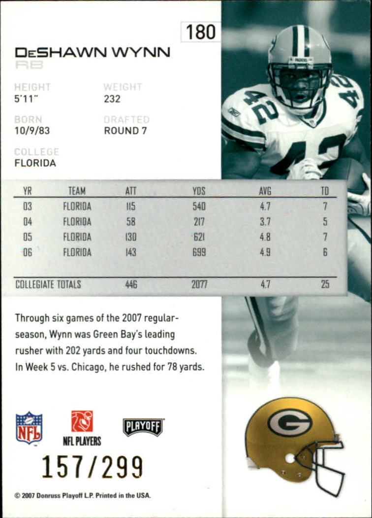 A9573- 2007 Playoff NFL Playoffs Gold Football Cards -You Pick- 15+ FREE US SHIP - Picture 155 of 155