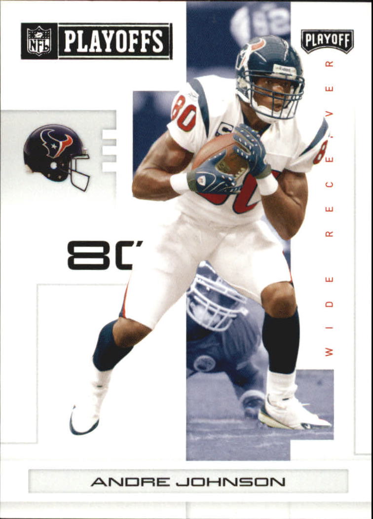 2007 Playoff NFL Playoffs Black #39 Andre Johnson