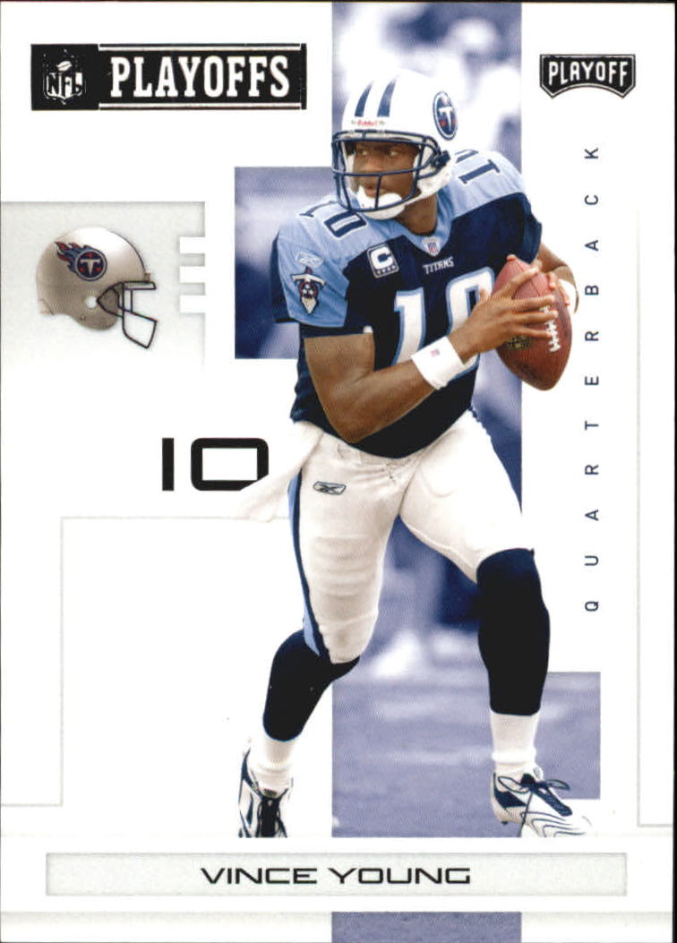 2007 Playoff NFL Playoffs Black #97 Vince Young
