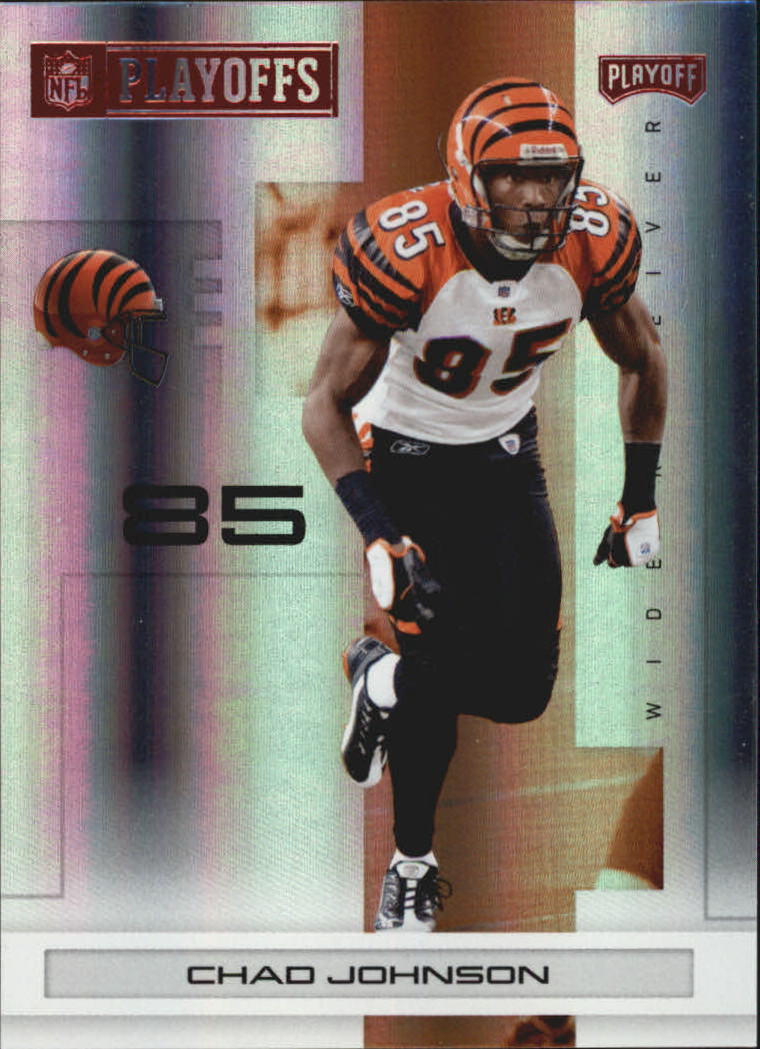 2007 Playoff NFL Playoffs Red Metalized #19 Chad Johnson