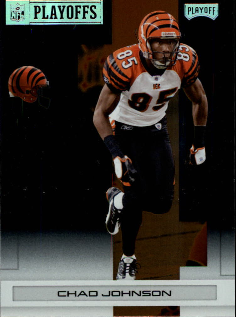 2007 Playoff NFL Playoffs Silver Metalized #19 Chad Johnson