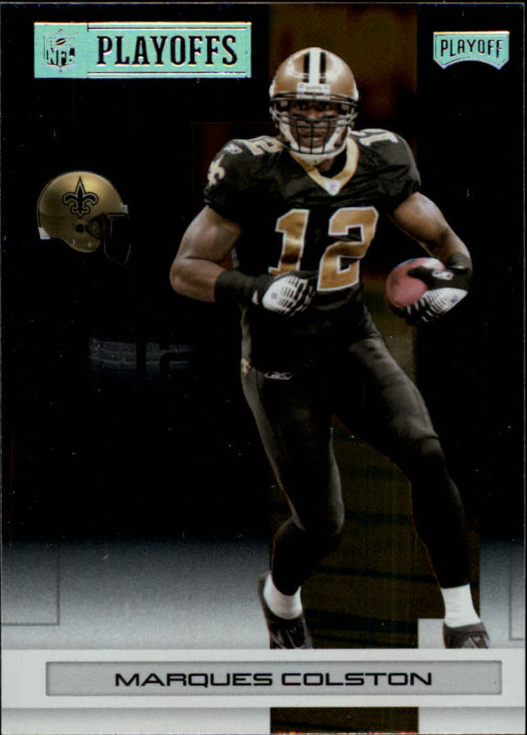 2007 Playoff NFL Playoffs Silver Metalized #61 Marques Colston