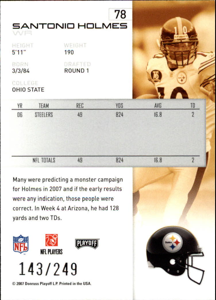 Sports Card Back