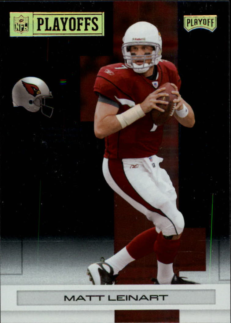 2007 Playoff NFL Playoffs Gold Metalized #4 Matt Leinart - NM-MT ...