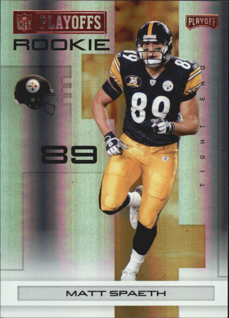 2007 Playoff NFL Playoffs Red Holofoil #179 Matt Spaeth