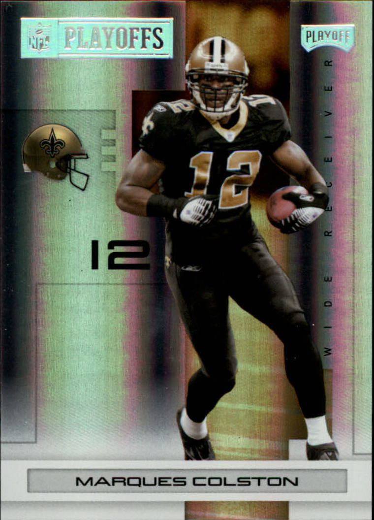 2007 Playoff NFL Playoffs Silver Holofoil #61 Marques Colston
