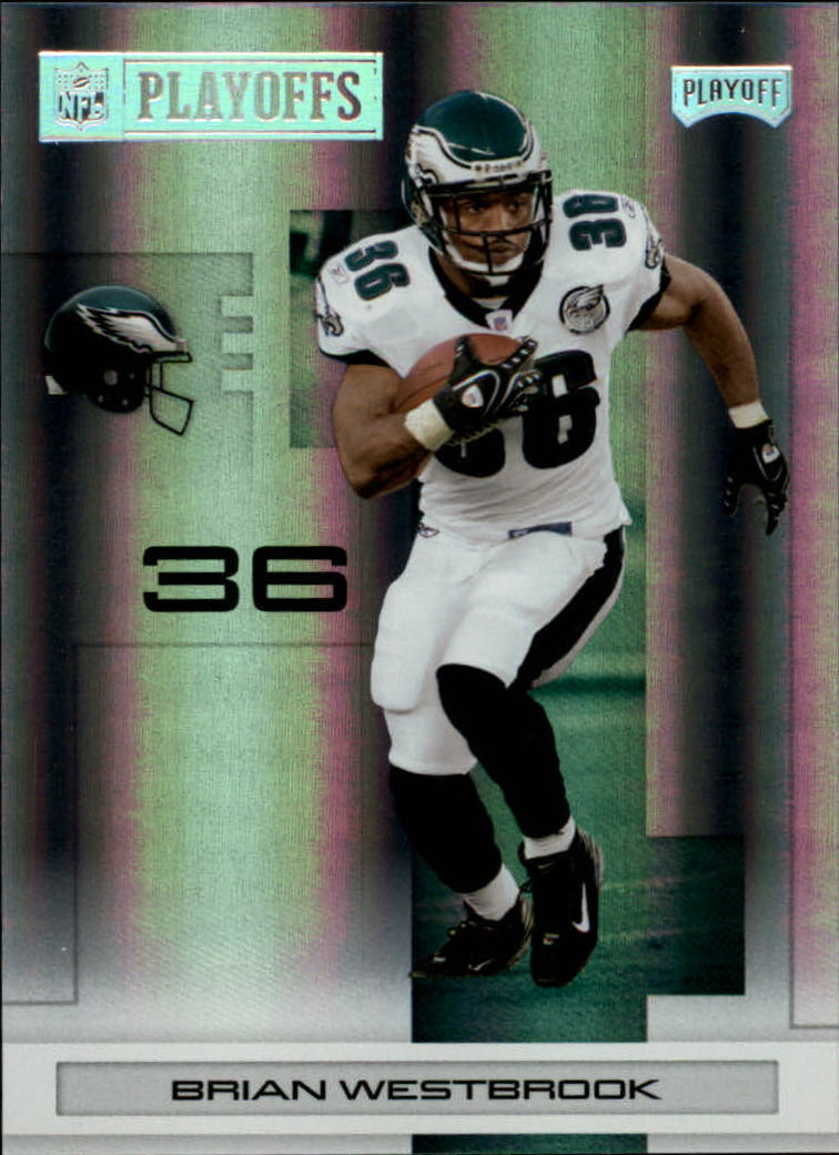2007 Playoff NFL Playoffs Silver Holofoil #73 Brian Westbrook