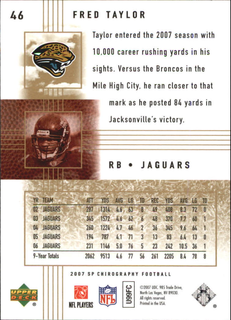 2007 SP Chirography (Upper Deck) Football Cards - Picture 27 of 43