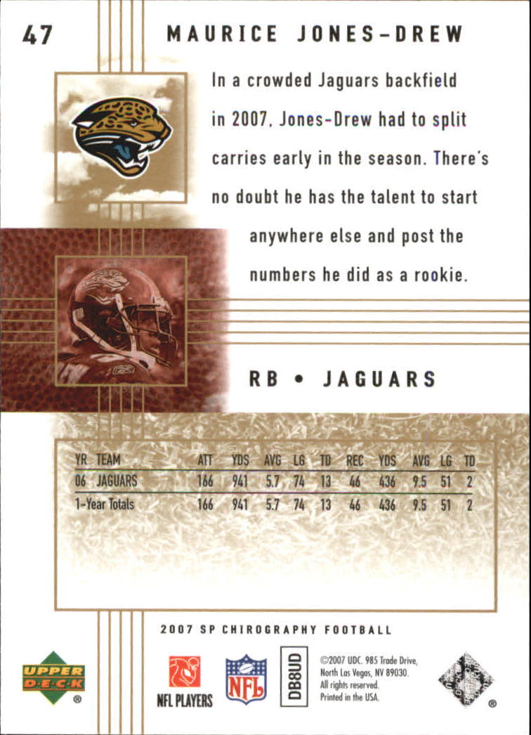 2007 SP Chirography (Upper Deck) Football Cards - Picture 25 of 43