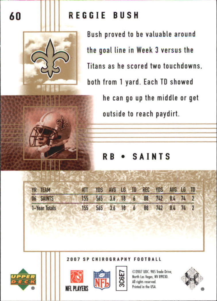 2007 SP Chirography (Upper Deck) Football Cards - Picture 23 of 43