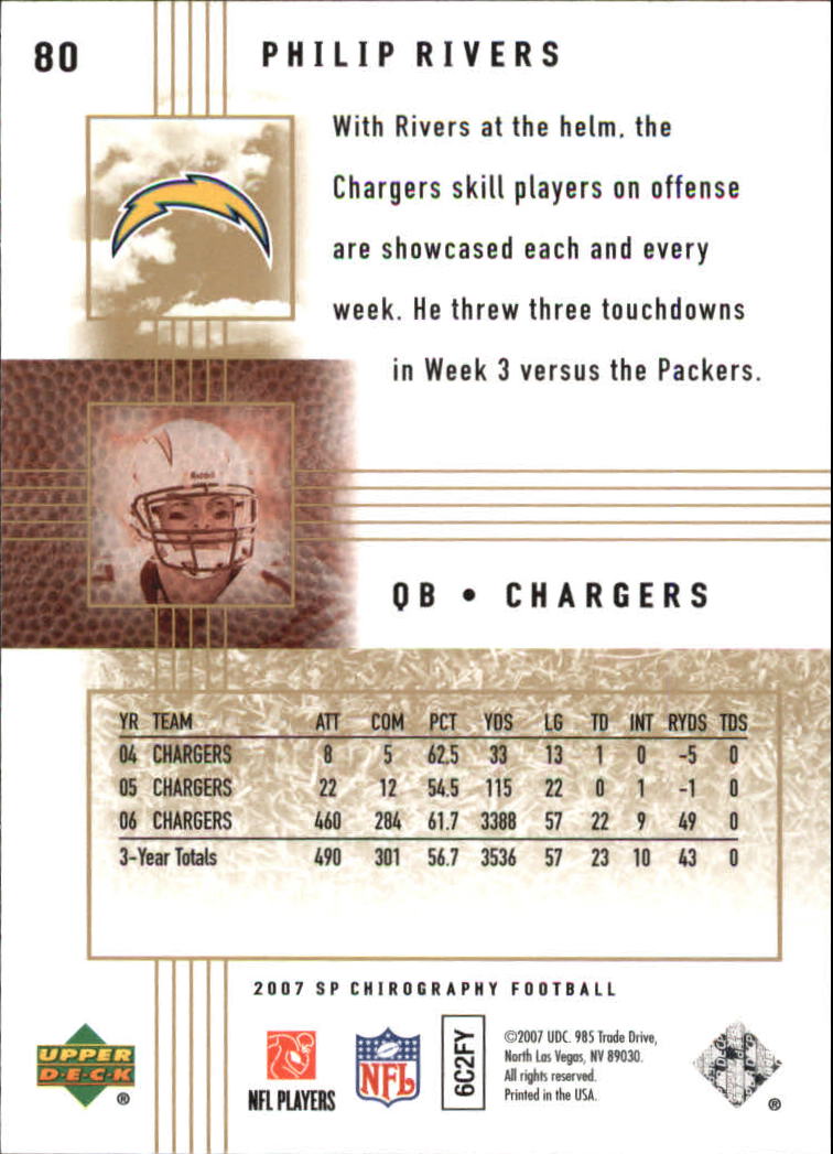 2007 SP Chirography (Upper Deck) Football Cards - Picture 11 of 43