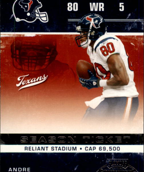 2007 Playoff Contenders #42 Andre Johnson