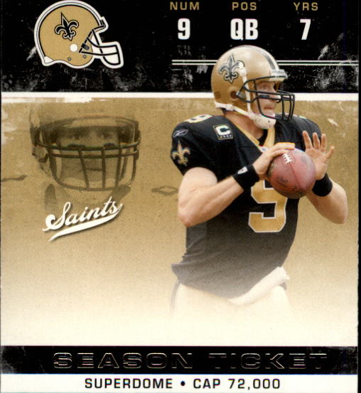 2007 Playoff Contenders #62 Drew Brees