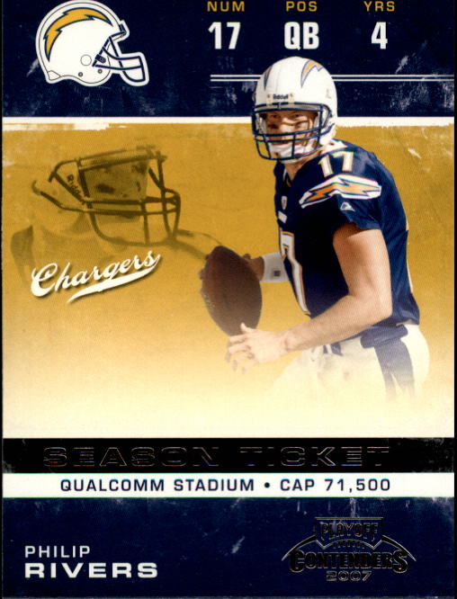 2007 Playoff Contenders #80 Philip Rivers