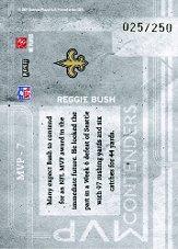 2007 Playoff Contenders MVP Contenders Gold Holofoil #7 Reggie Bush back image