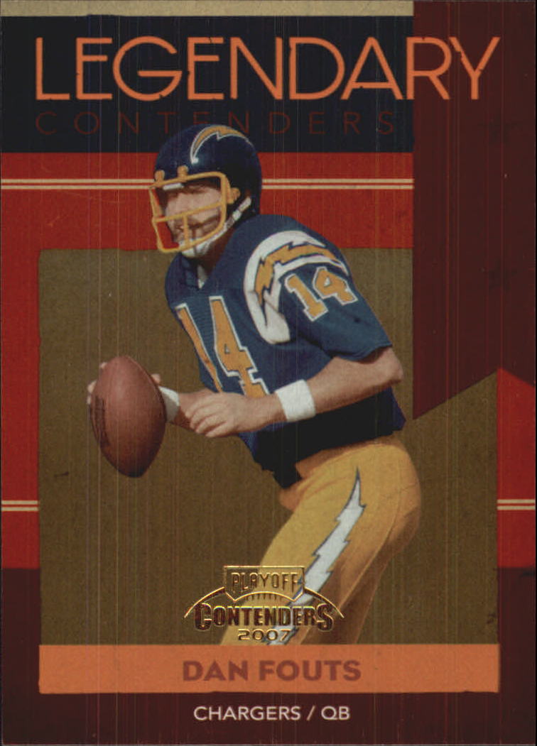 2007 Playoff Contenders Legendary Contenders #5 Dan Fouts