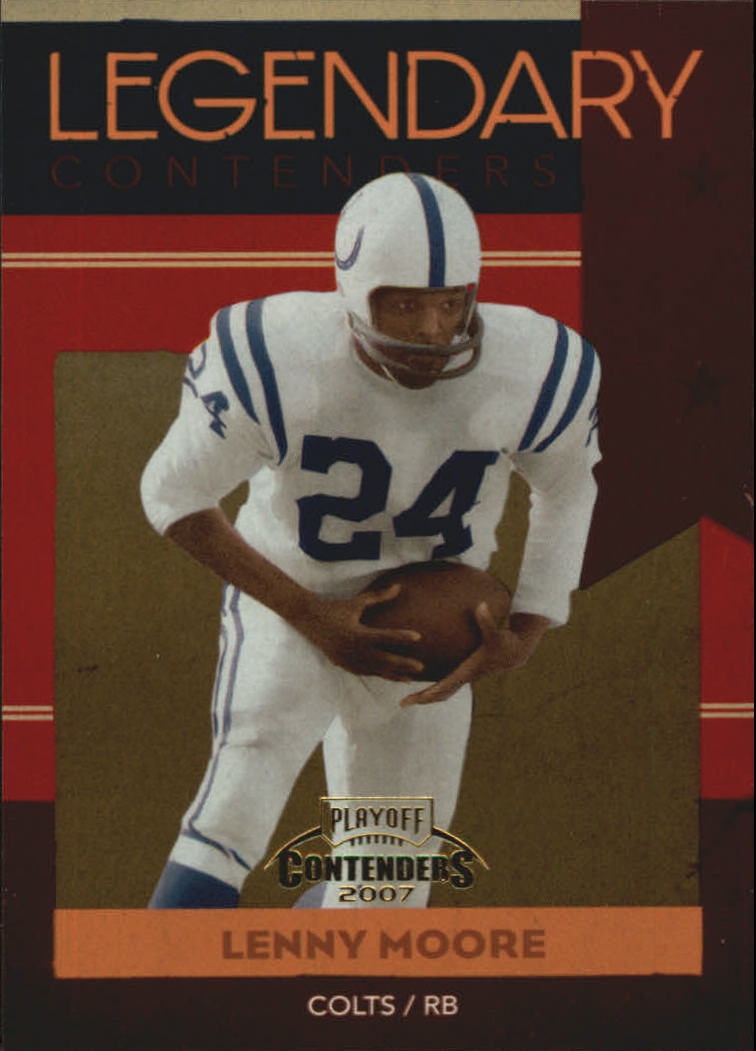 2007 Playoff Contenders Legendary Contenders #13 Lenny Moore