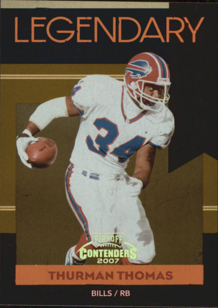 2007 Playoff Contenders Legendary Contenders Gold Holofoil #16 Thurman Thomas