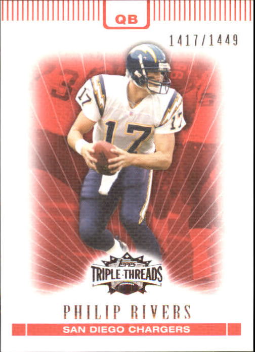 2007 Topps Triple Threads #13 Philip Rivers