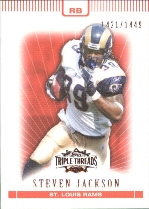 2007 Topps Triple Threads #27 Steven Jackson